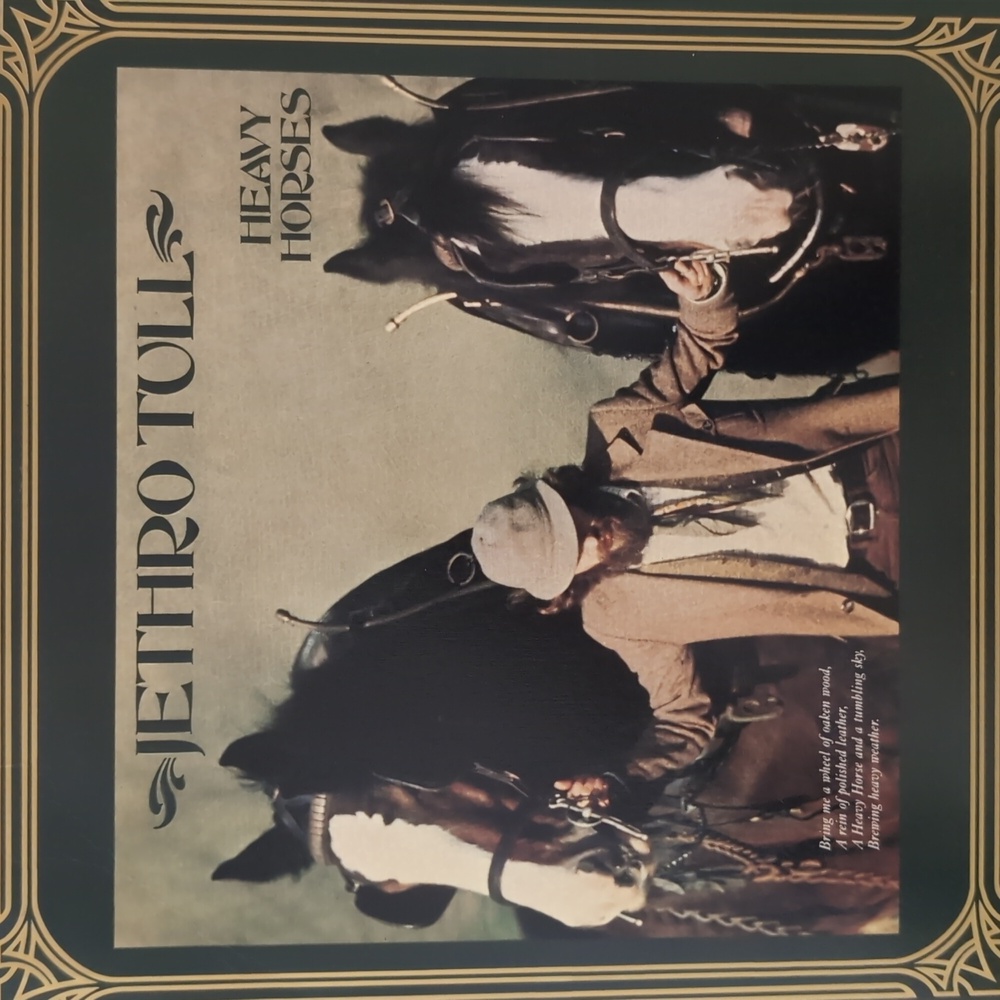Vintage JETHRO TULL Heavy Horses Vinyl LP Record Album